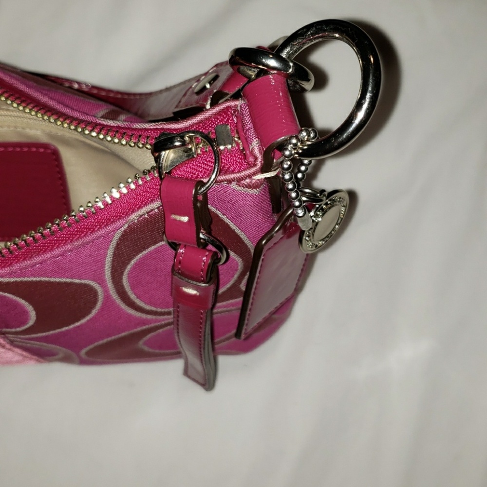 COACH Pink Demi Crossbody Shoulder Bag - Picture 8 of 8